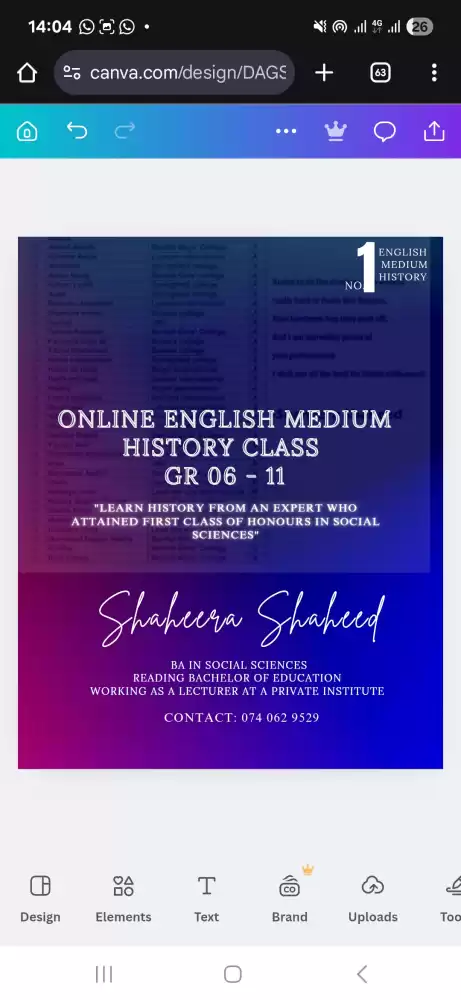 History Online classes