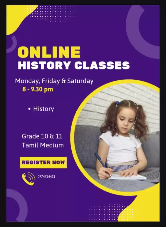 History Online classes for Grade 10 & 11