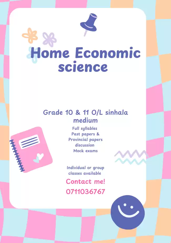 Home Economics Physical Classes ( O/L)