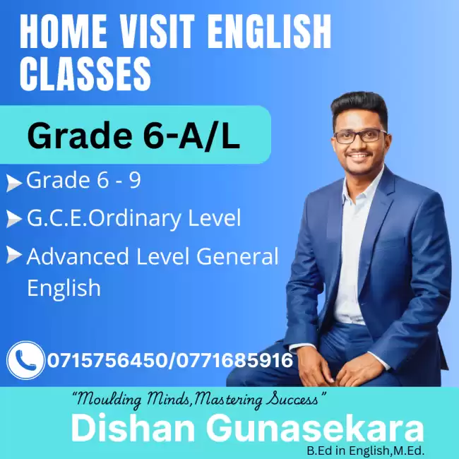 Home Visit English Classes - Grade 6-11