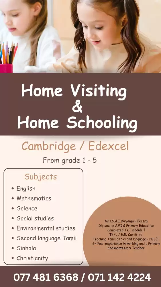 Home visiting and Home schooling classes