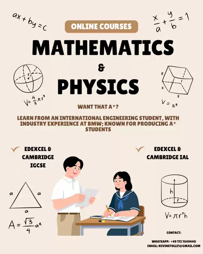 IAL Maths & Physics Classes