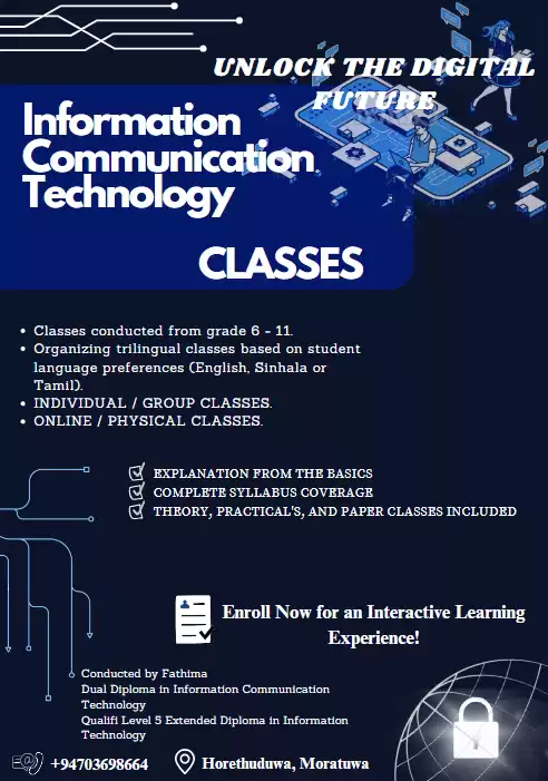 ICT Class for O/L (Grade 6 - 11)