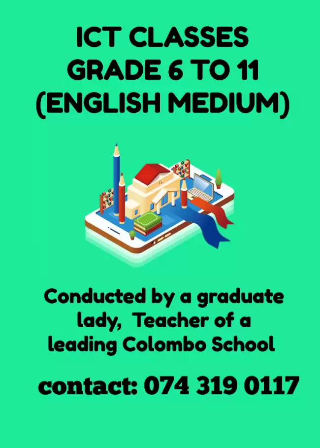 ICT Classes English Medium