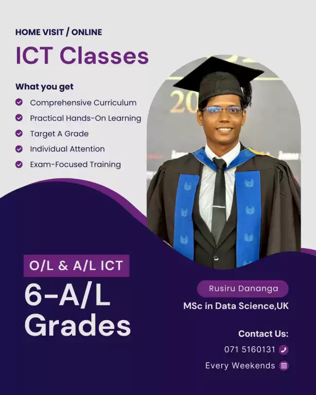 ICT Classes – O/L & A/L (Grades 6–A/L)