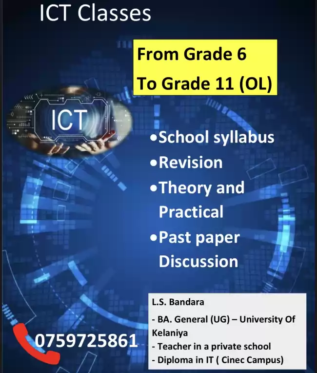 ICT Classes Online or Physical