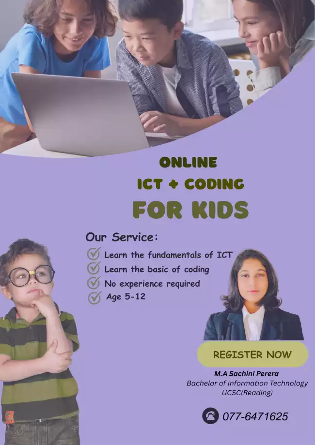 ICT + Coding Class For Kids