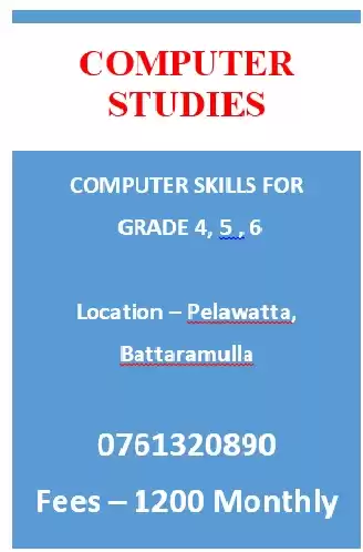 ICT for Grade 4 , 5 , 6
