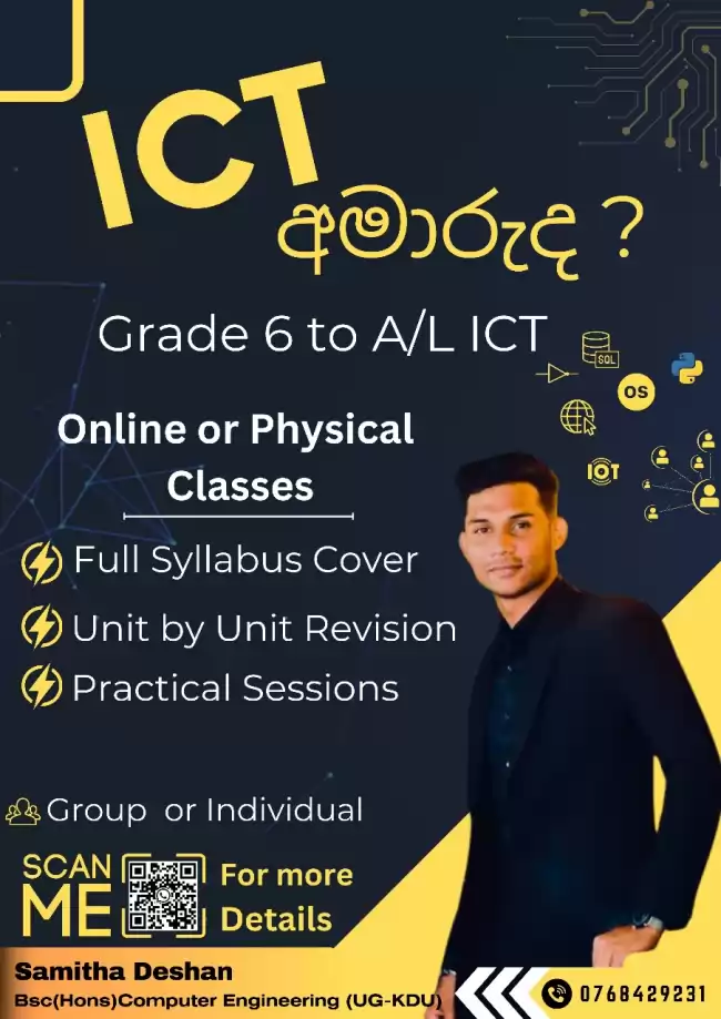 ICT For Grade 6-A/L