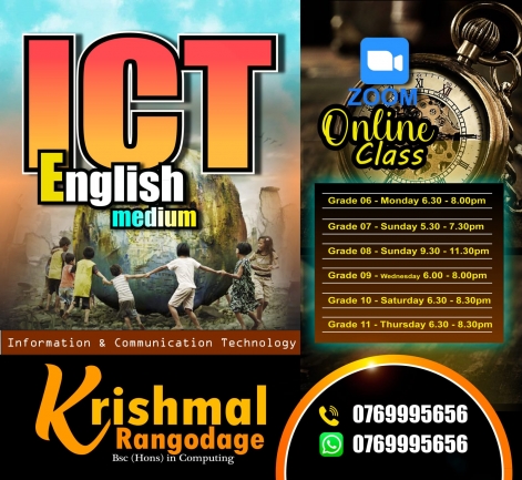ICT Grade 6 to 11english medium