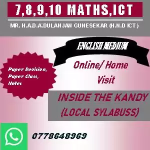 ICT & Maths Grade 6-O/L (Eng)