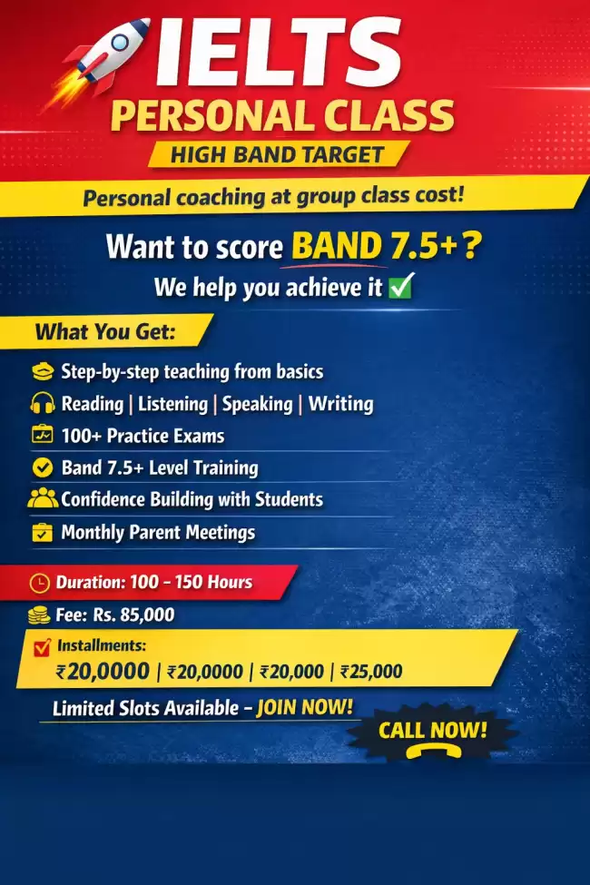 IELTS class Tamil medium online