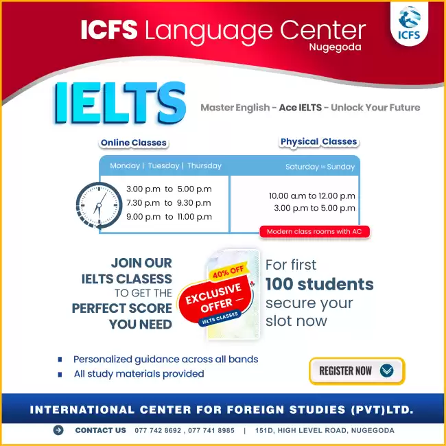 IELTS Classes - 40% off Early Bird offer