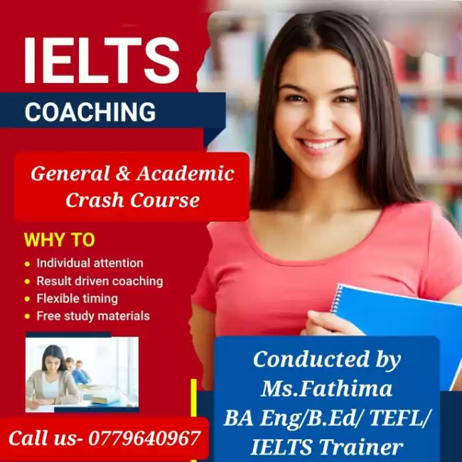 IELTS CRASH COURSE FOR LADIES