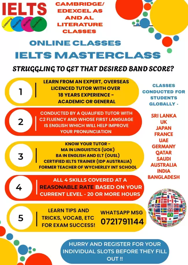 IELTS MASTERCLASS