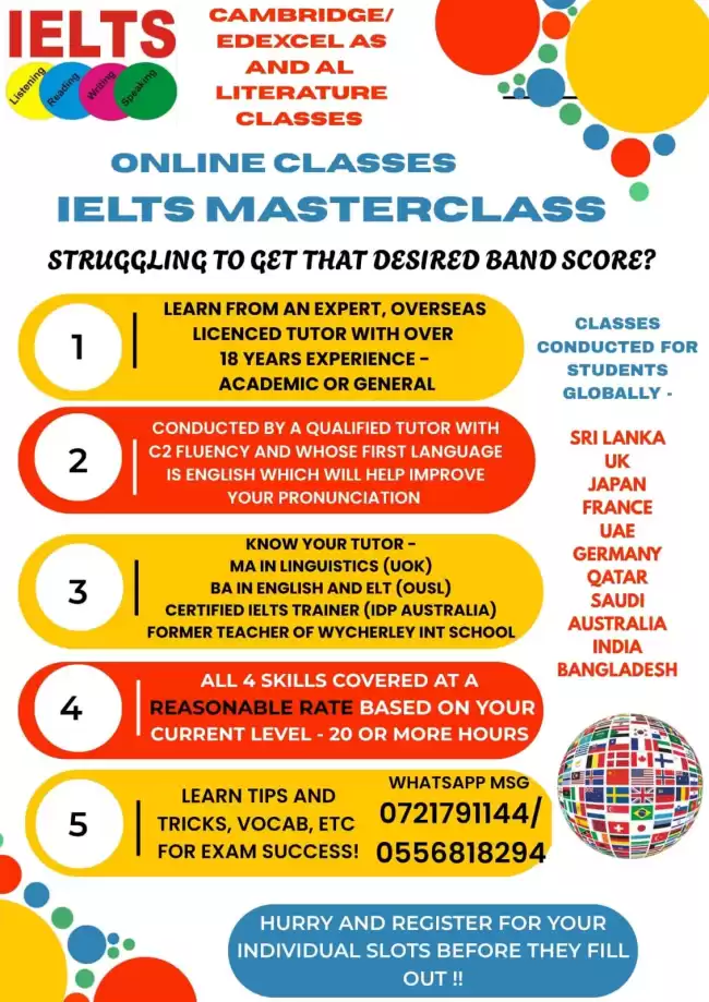 IELTS MASTERCLASS