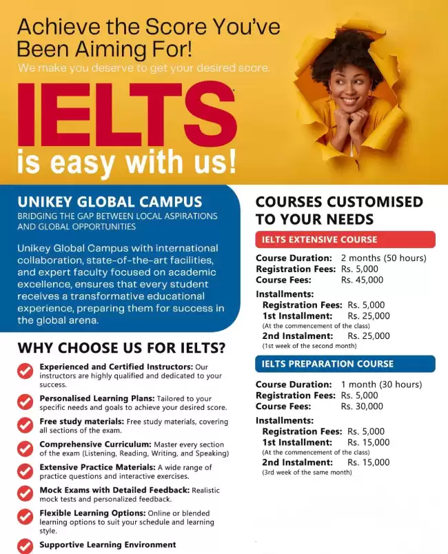 IELTS Success in Just 2 Months – Expert Lecturer | Easy Payment Plan