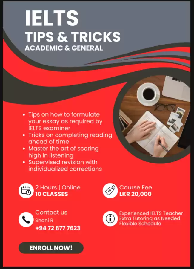 IELTS tips & tricks in 10 classes