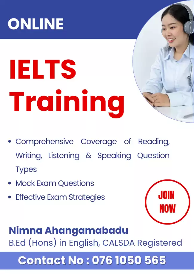 IELTS Training (General/ Academic)