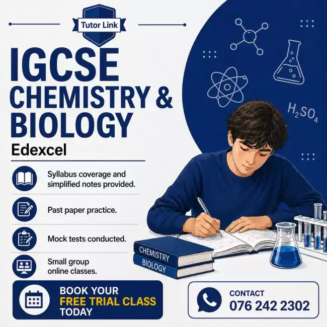 IGCSE BIOLOGY/ CHEMISTRY