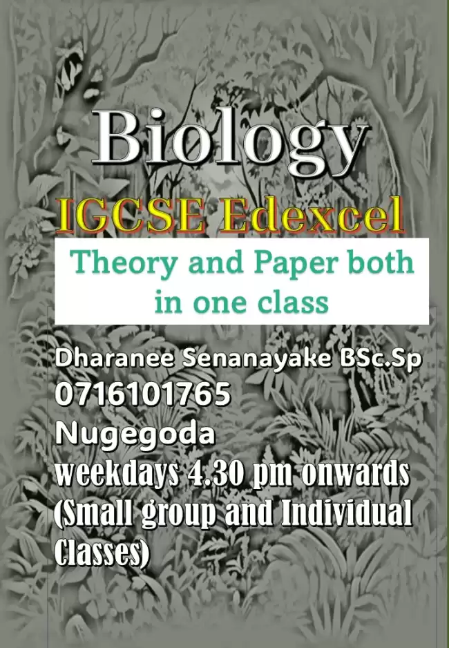 IGCSE EDEXCEL BIOLOGY