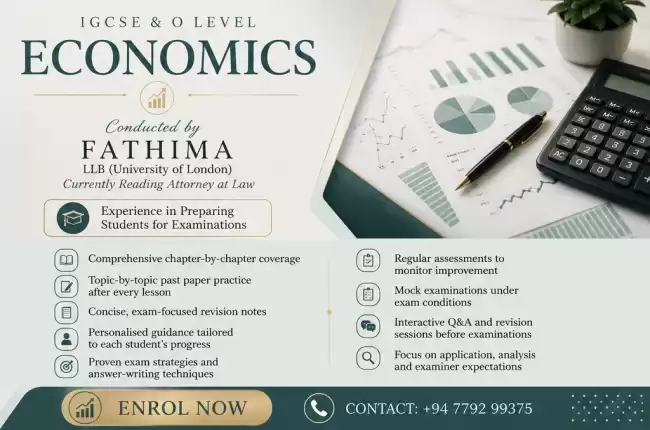 IGSCSE & O Level ECONOMICS