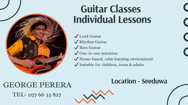 Individual Guitar Classes – Seeduwa