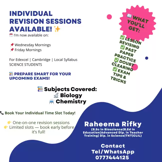 Individual Science Online classes