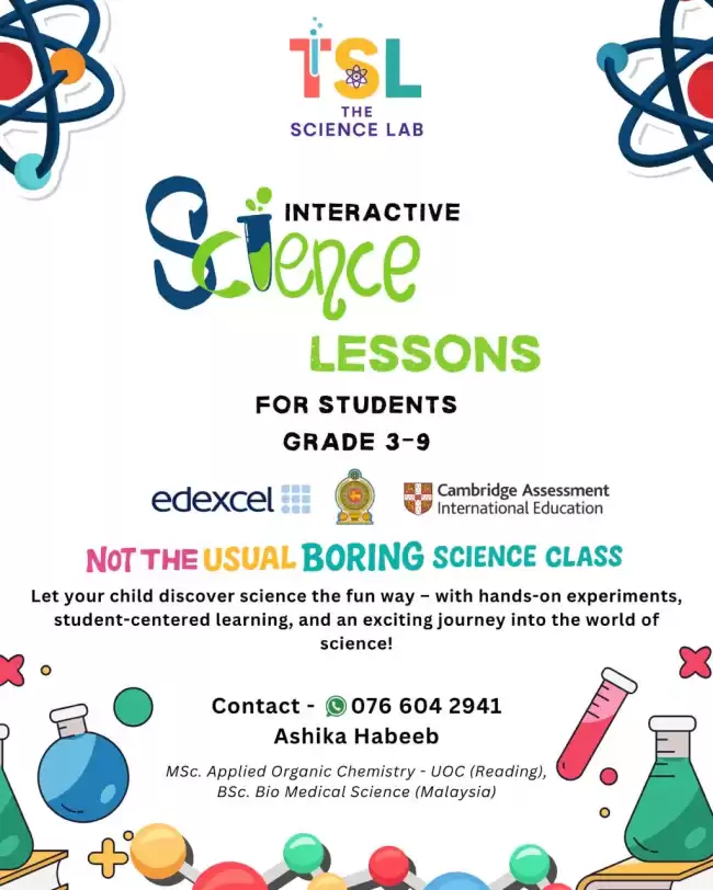 Interactive Science Classes- Science made fun!