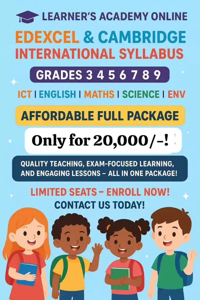 International and Local students for primary grades subjects