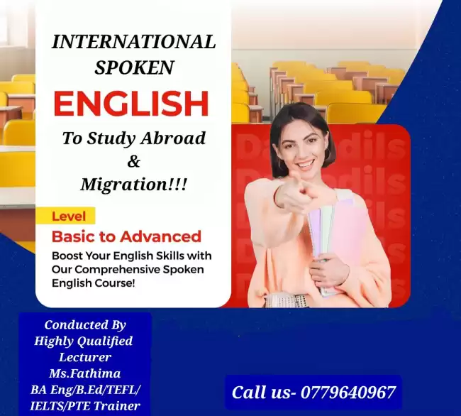 INTERNATIONAL SPOKEN ENGLISH COURSE FOR LADIES