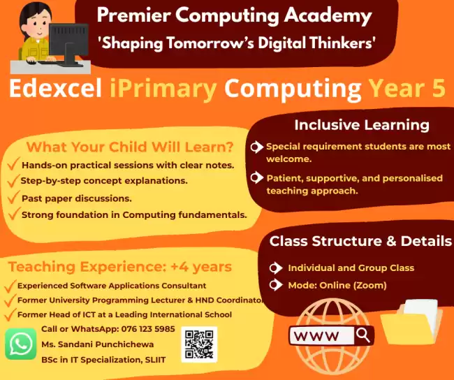 iPrimary Computing – Year 5