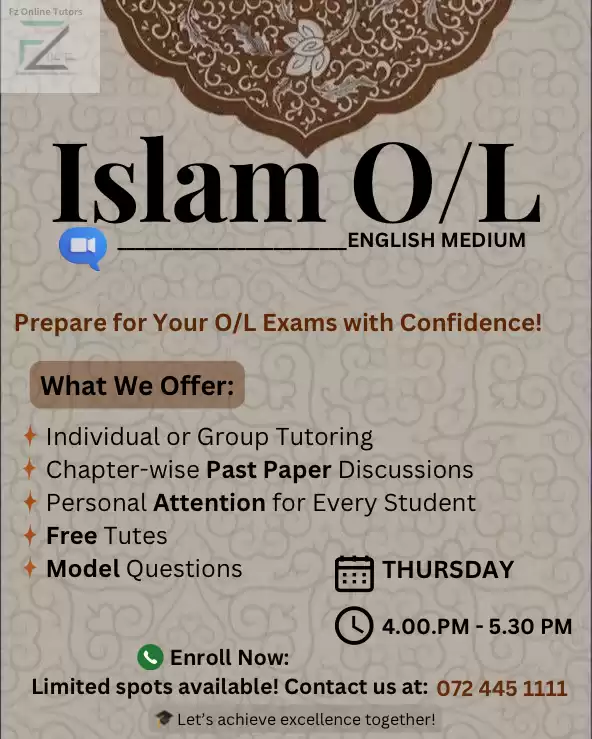 ISLAM GRADE 11 (O/L)