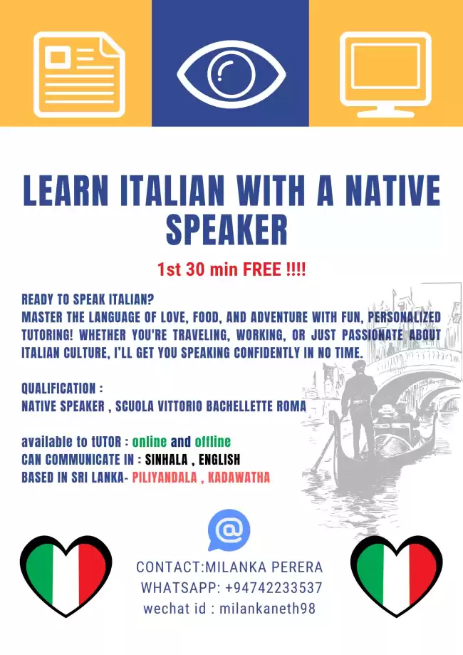 Italian Made Easy- Learn from a Native Speaker