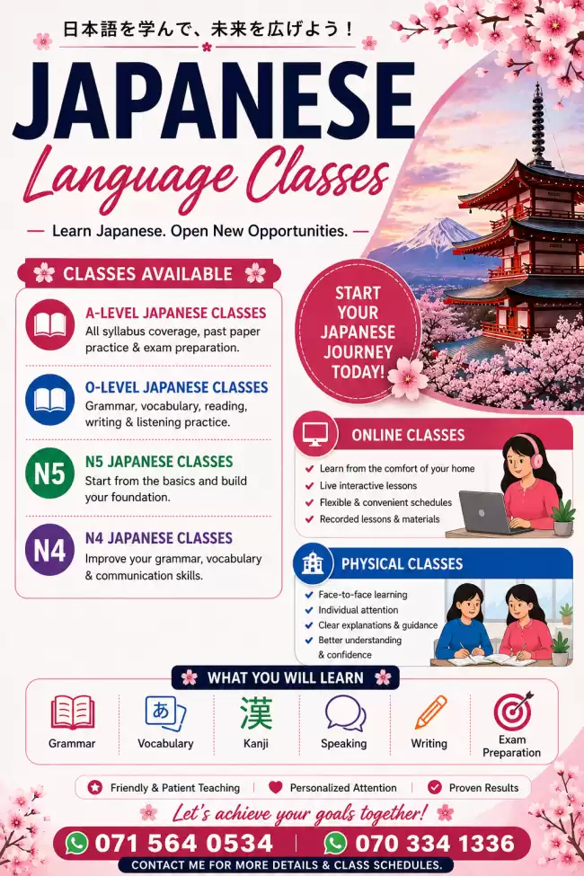 Japanese classes