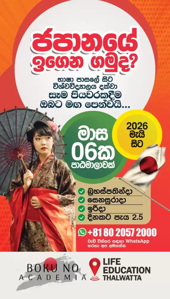 Japanese language and higher studies