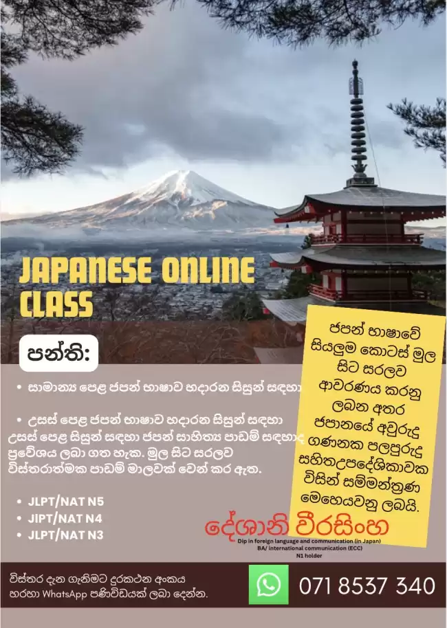 Japanese online class