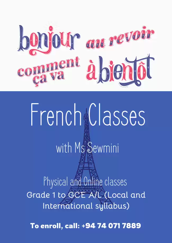 Join our 2027 and 2028 A/L French classes!