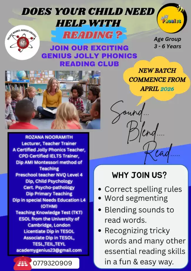 Jolly Phonics Reading Class 📚