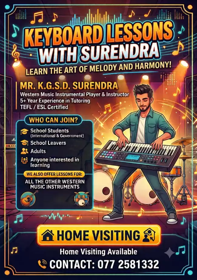 Keyboard lessons