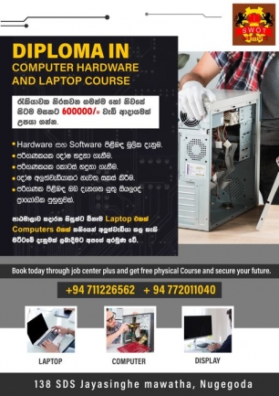 Laptop repairing course Colombo Sri Lanka school-leaver