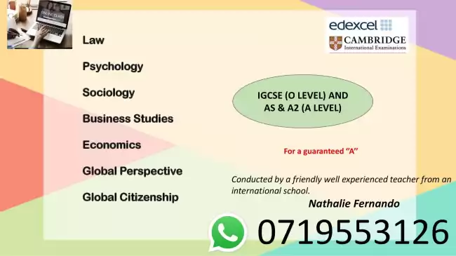 LAW/BUSINESS STUDIES/ECONOMICS/PSYCHOLOGY/SOCIOLOGY/GLOBAL PERSPECTIVE/GLOBAL CITIZENSHIP