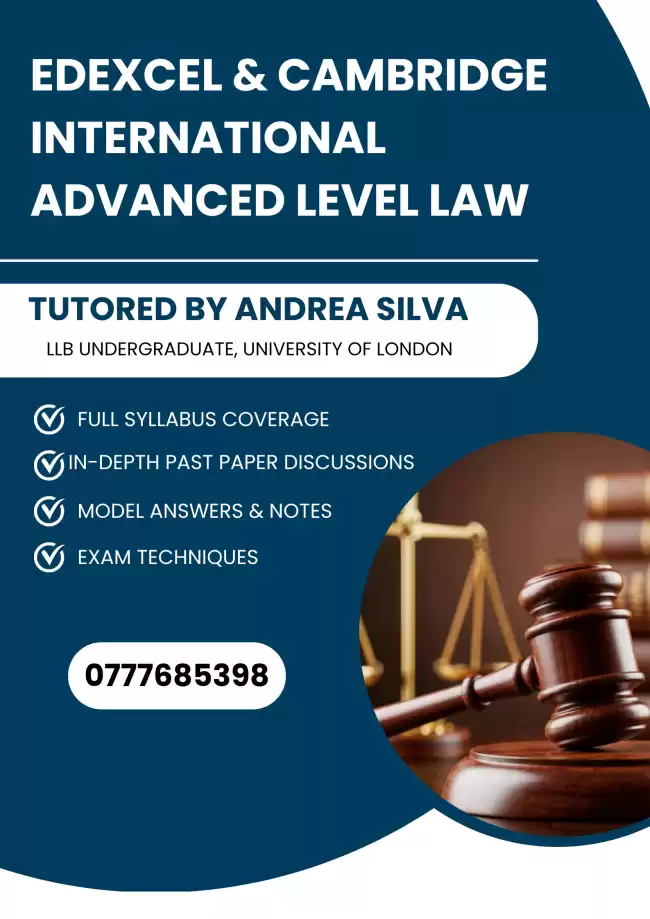LAW IAL - Edexcel and Cambridge