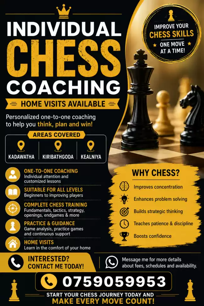 ♟️Learn Chess with Personal Coaching