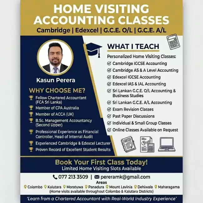 Learn from a Chartered Accountant