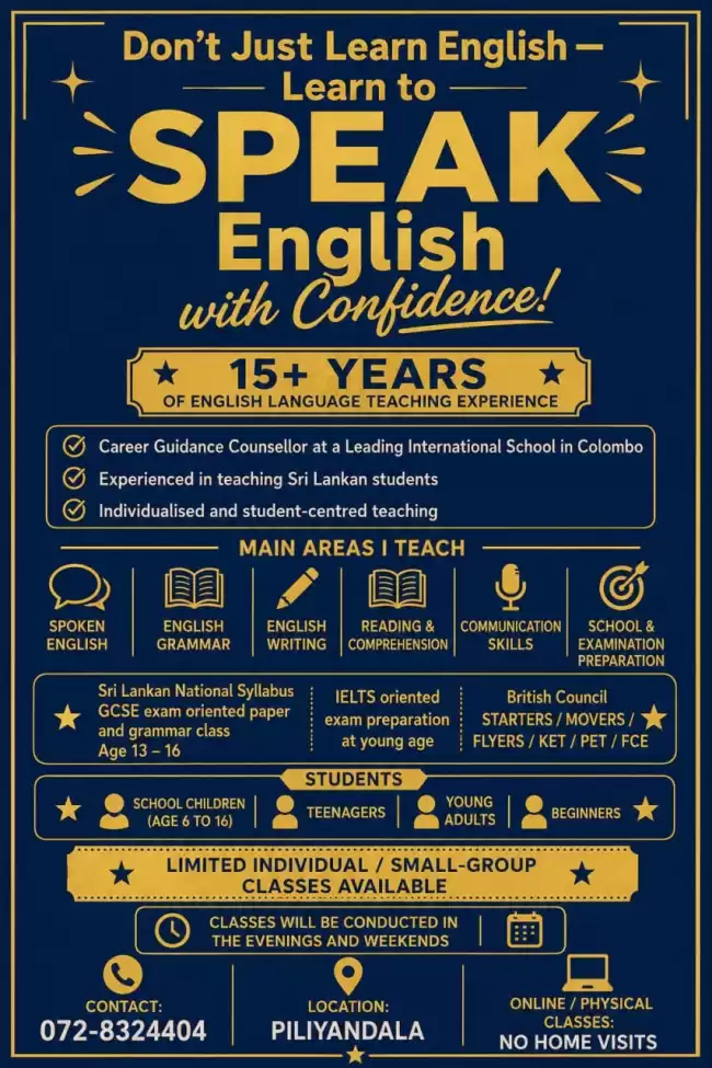 LEARN TO SPEAK ENGLISH WITH CONFIDENCE!