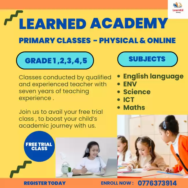 LearnEd acadmey - Primary classes