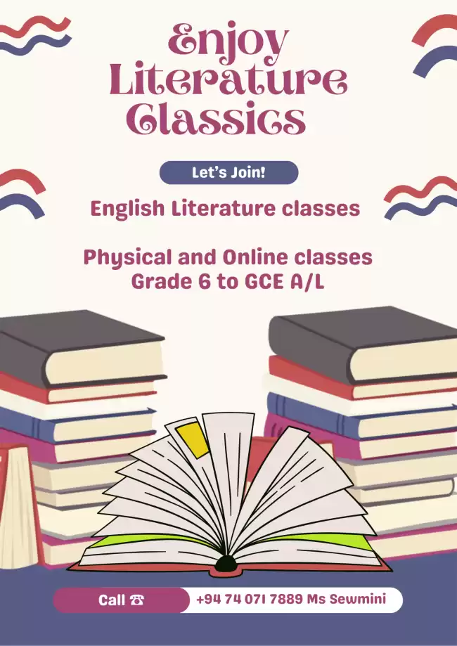 Let's Learn and Explore the World of Eglish Literature!
