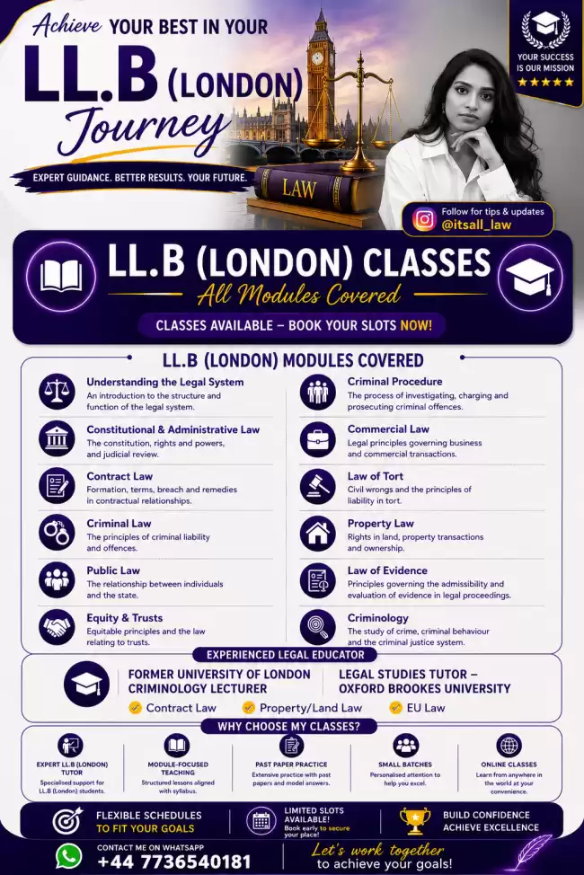 LL.B Module Classes