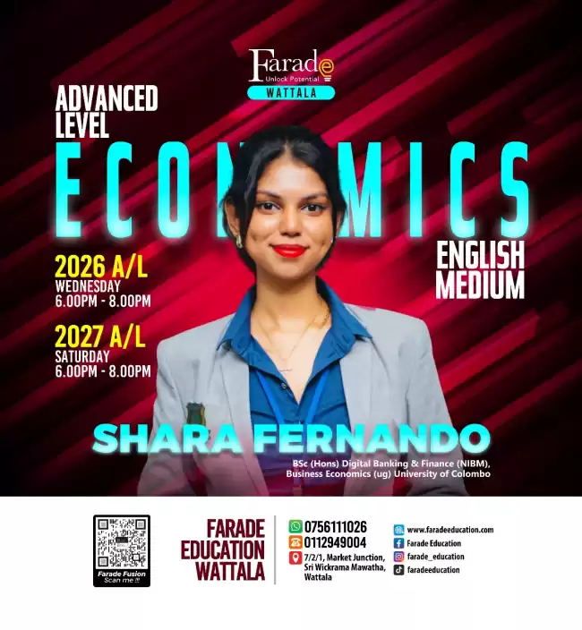 Local A/L Economics ( English Medium) - Group Class